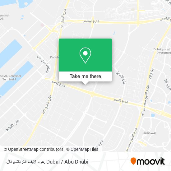 عود لايف انترناشيونال map