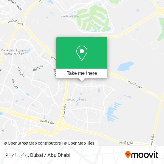 ريكون الدولية map