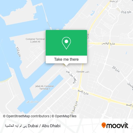 بى ام ايه العالمية map