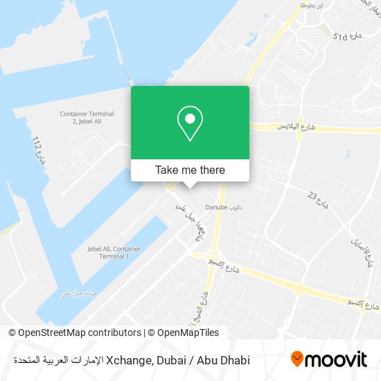 الإمارات العربية المتحدة Xchange map
