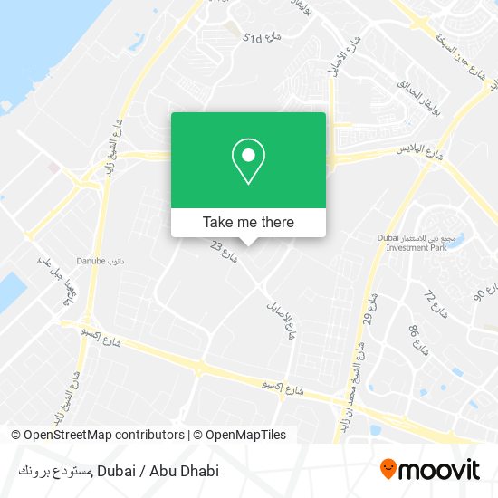 مستودع برونك map