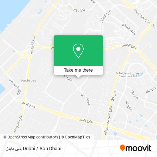 دبى مايدز map