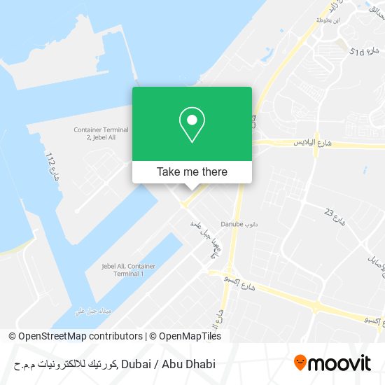 كورتيك للالكترونيات م.م.ح map
