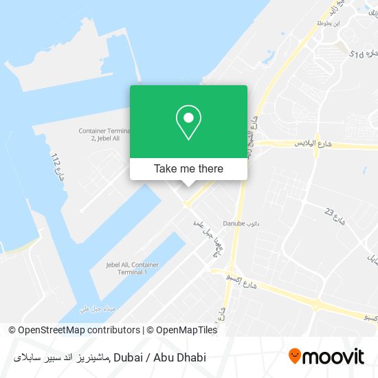 ماشينريز اند سبير سابلاى map