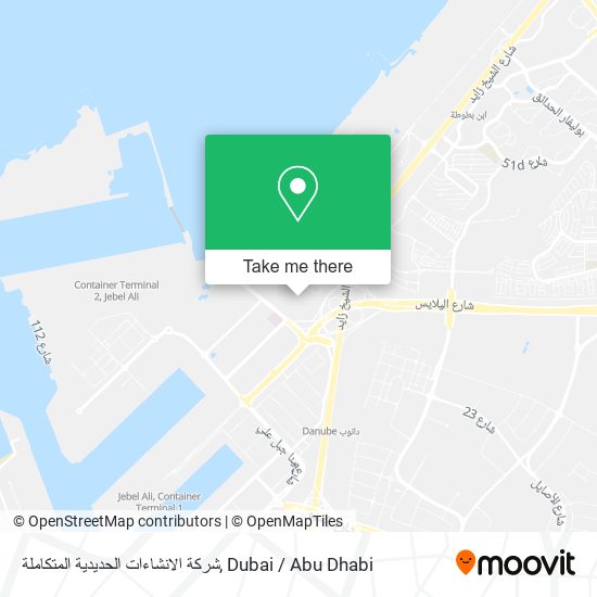 شركة الانشاءات الحديدية المتكاملة map
