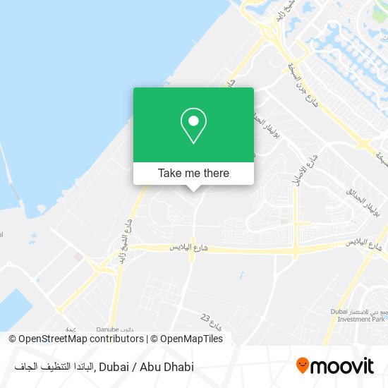 الباندا التنظيف الجاف map