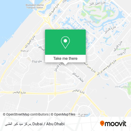 مركز ميد كير الطبى map