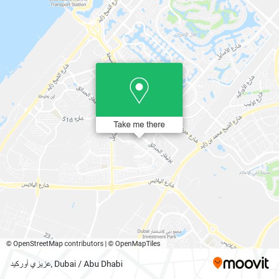عزيزي أوركيد map