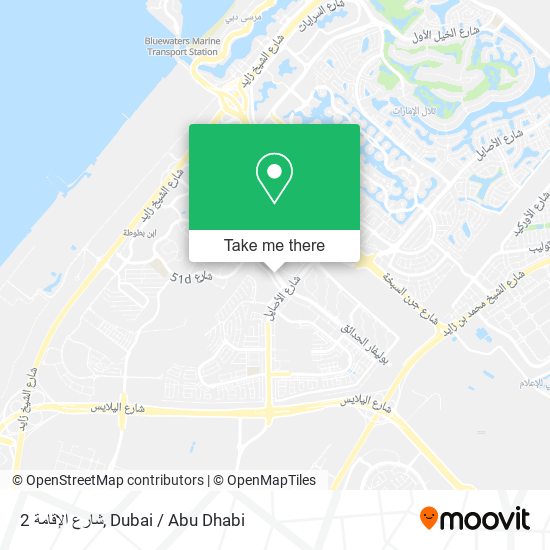 شارع الإقامة 2 map