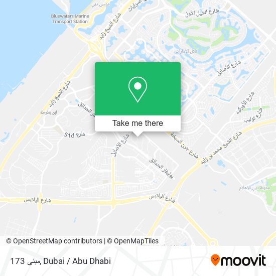 مبنى 173 map