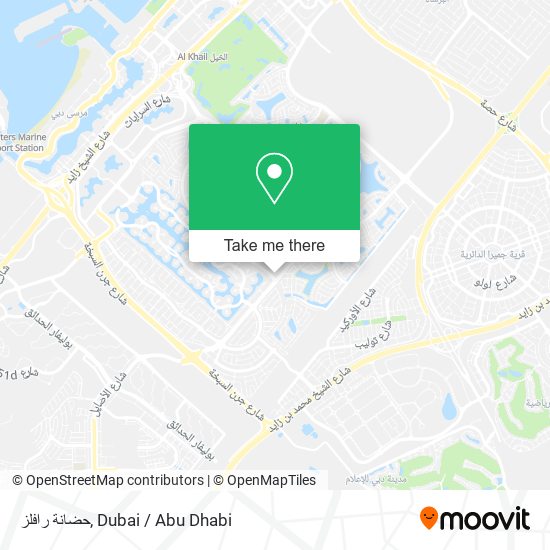 حضانة رافلز map