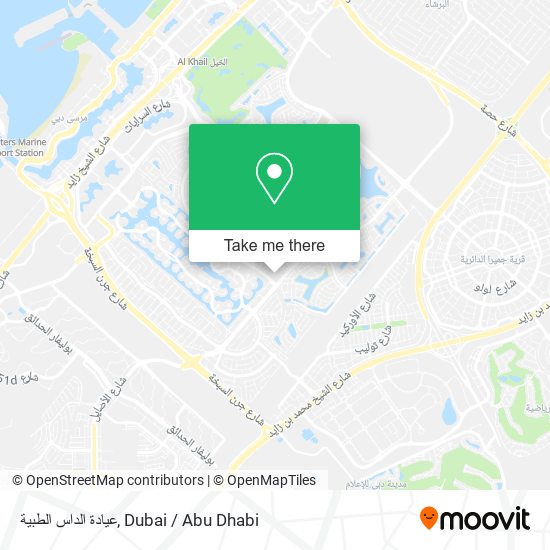 عيادة الداس الطبية map