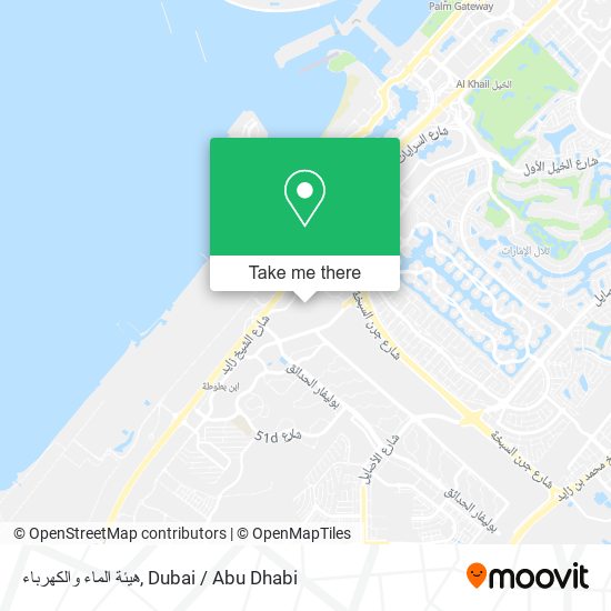 هيئة الماء والكهرباء map