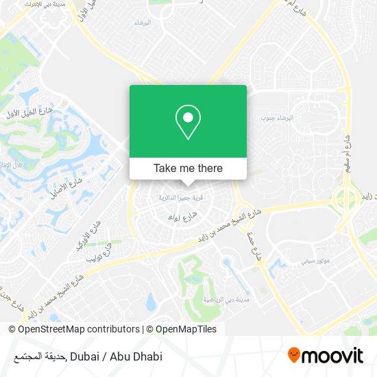 حديقة المجتمع map