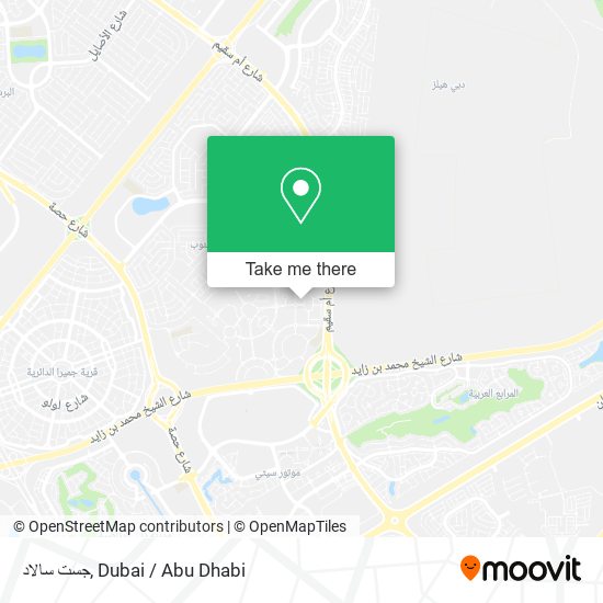 جست سالاد map