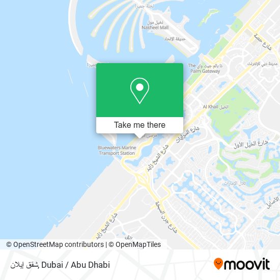 شقق إيلان map