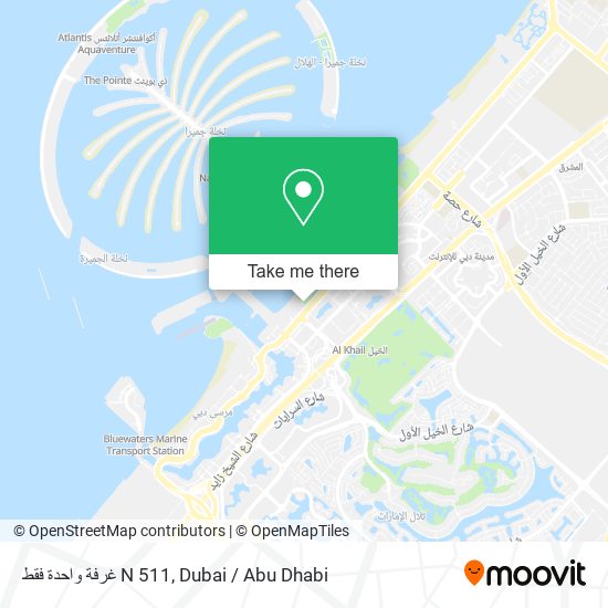 غرفة واحدة فقط N 511 map
