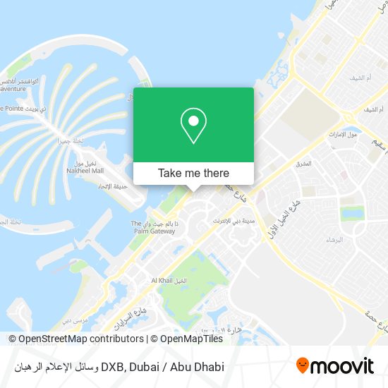 وسائل الإعلام الرهبان DXB map