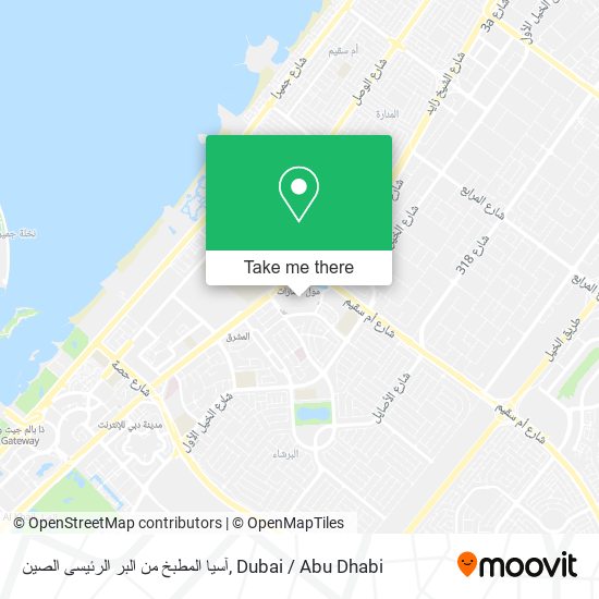 آسيا المطبخ من البر الرئيسى الصين map