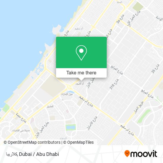 كلاريبا map