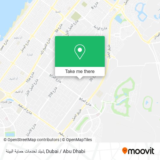 شيلد لخدمات حماية البيئة map