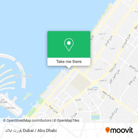 فورت ايلاند map