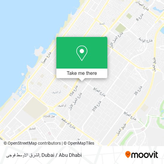 الشرق الاوسط فوجى map
