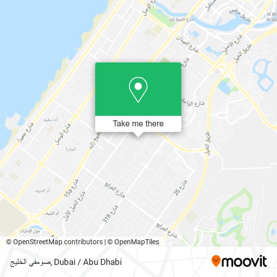 صومفي الخليج map