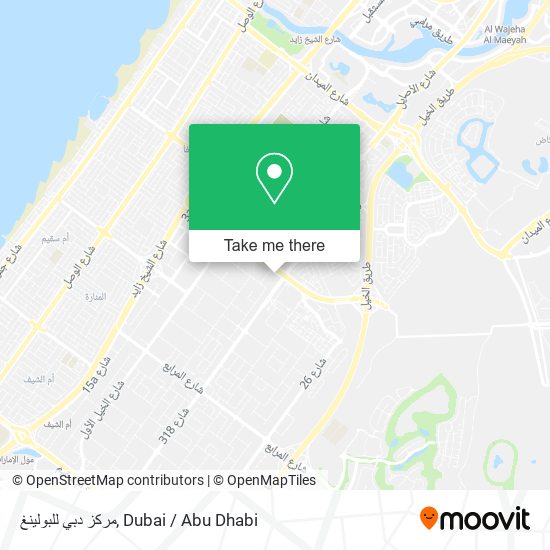 مركز دبي للبولينغ map