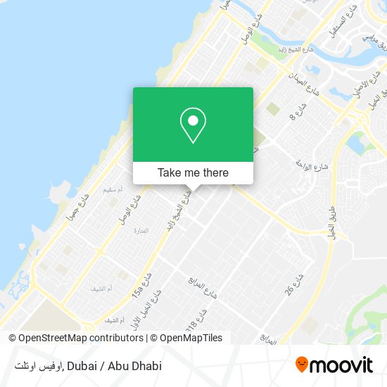 اوفيس اوتلت map