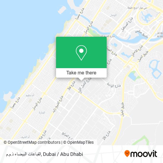 القباعات البيضاء ذ.م.م map