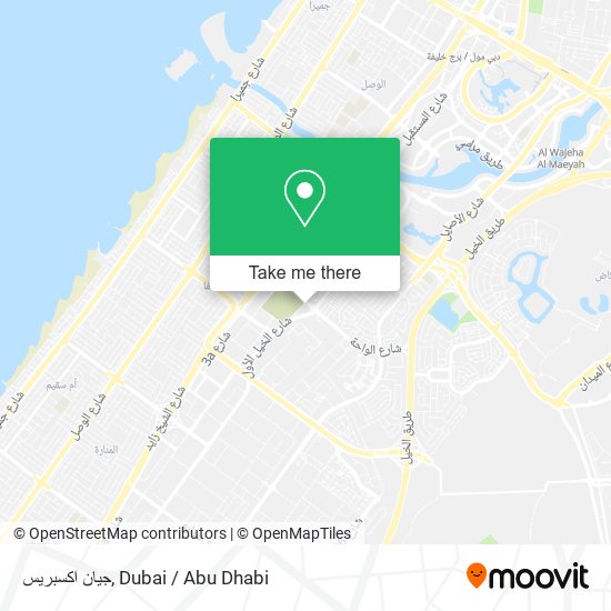 جيان اكسبريس map