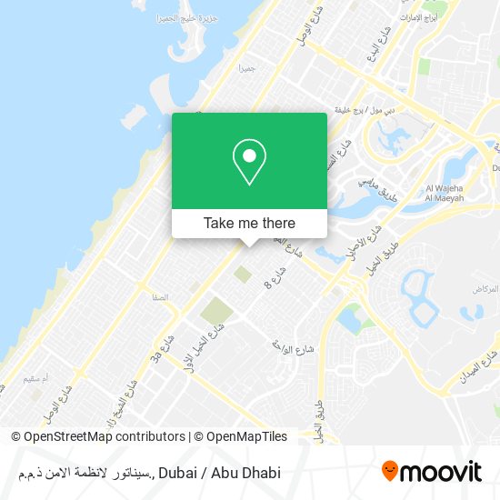 سيناتور لانظمة الامن ذ.م.م. map