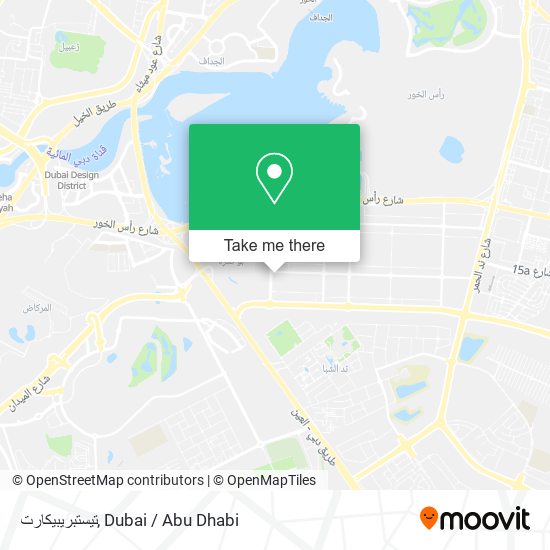 تيستبريبيكارت map