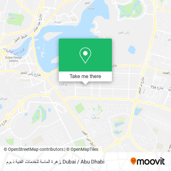 زهرة الماسة للخدمات الفنية ذ.م.م map