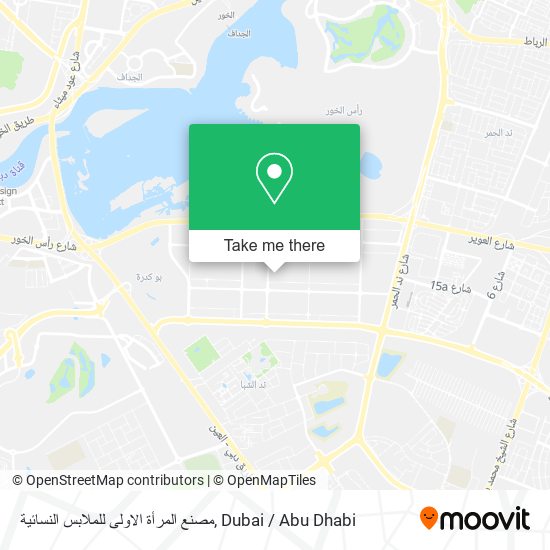 مصنع المرأة الاولى للملابس النسائية map