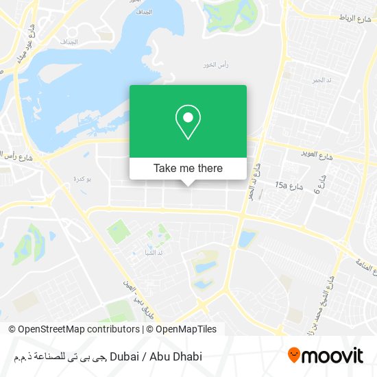 جى بى تى للصناعة ذ.م.م map