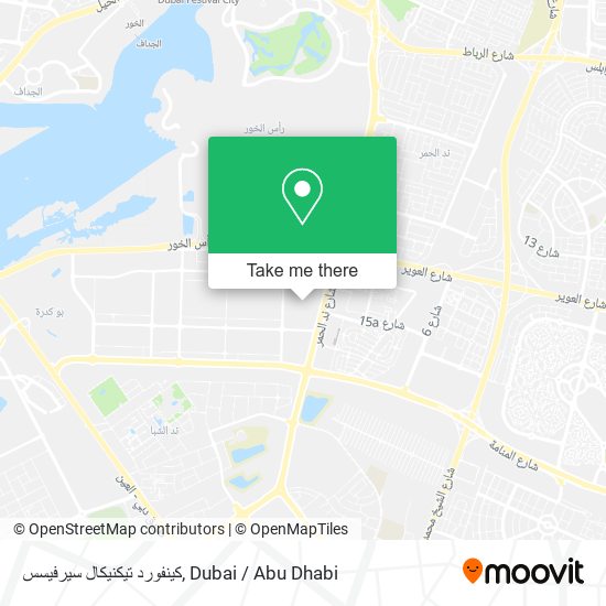 كينفورد تيكنيكال سيرفيسس map