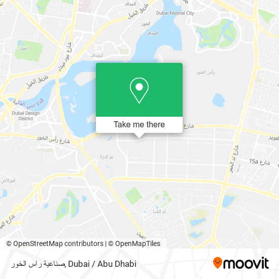 صناعية راس الخور map