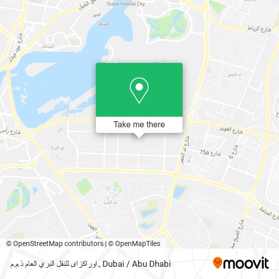 اوراكزاى للنقل البري العام ذ.م.م. map