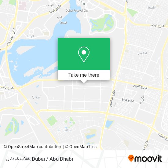 غلاب غوداون map