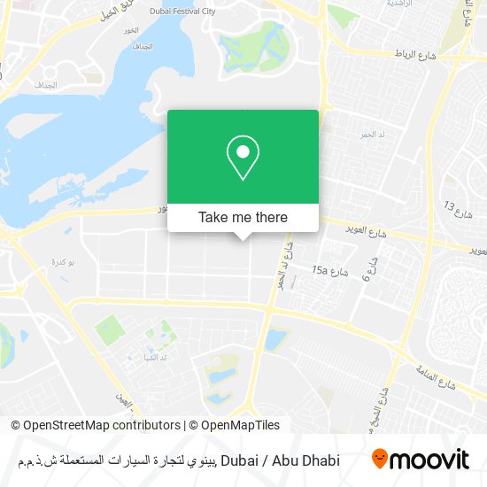 بينوي لتجارة السيارات المستعملة ش.ذ.م.م map