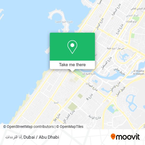 أنا الترددات map