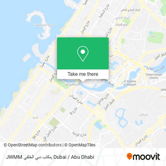 JWMM مكتب دبي الخلفي map