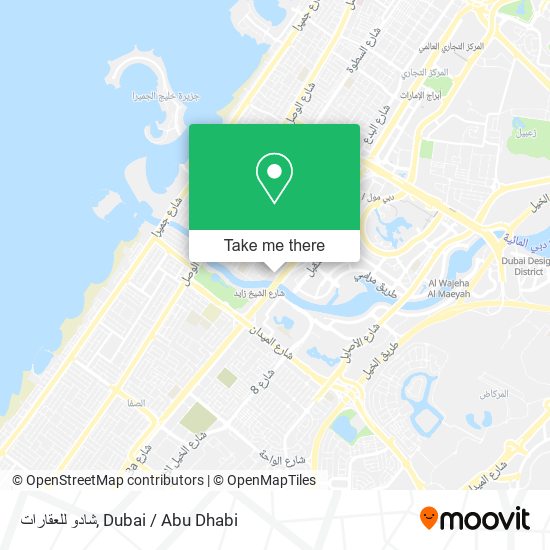 شادو للعقارات map