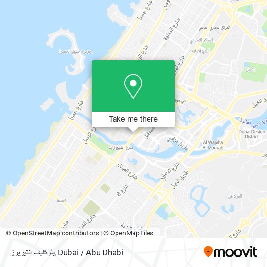 بلوكليف انتيريرز map