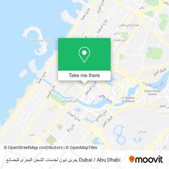 جرين ليون لخدمات الشحن البحرى للبضائع map