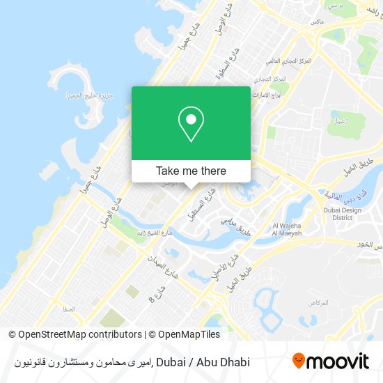 اميرى محامون ومستشارون قانونيون map