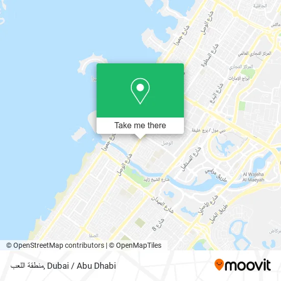 منطقة اللعب map