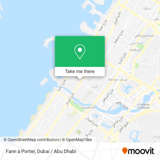 Fann à Porter map